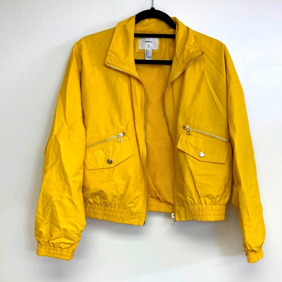 Bright Yellow Bomber Jacket - Picture 1 of 1